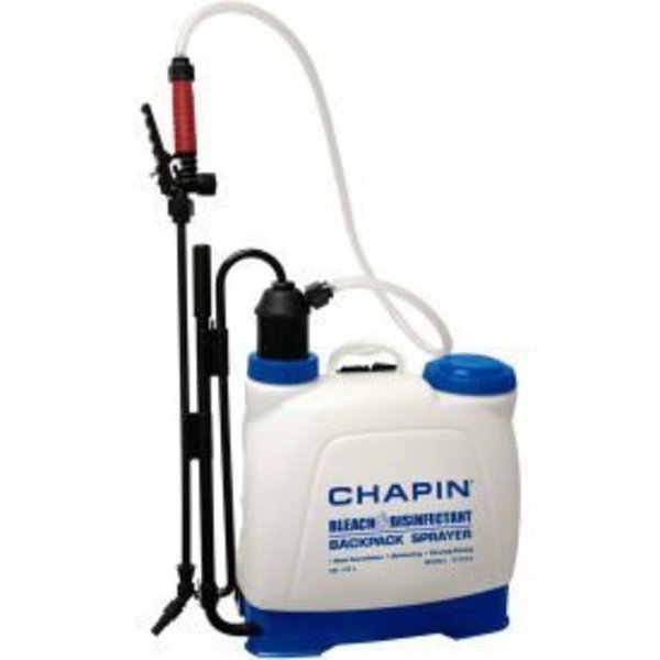 Chapin Chapin 61575 4 Gallon Capacity Bleach, Sanitizing & Disinfecting Euro Style Backpack Pump Sprayer 61575